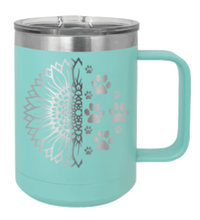 Load image into Gallery viewer, Sunflower Paws Laser Engraved Mug (Etched)
