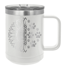 Load image into Gallery viewer, Sunflower Paws Laser Engraved Mug (Etched)
