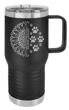 Load image into Gallery viewer, Sunflower Paws Laser Engraved Mug (Etched)
