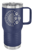 Load image into Gallery viewer, Sunflower Paws Laser Engraved Mug (Etched)
