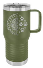 Load image into Gallery viewer, Sunflower Paws Laser Engraved Mug (Etched)
