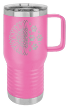 Load image into Gallery viewer, Sunflower Paws Laser Engraved Mug (Etched)
