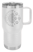 Load image into Gallery viewer, Sunflower Paws Laser Engraved Mug (Etched)
