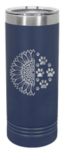 Load image into Gallery viewer, Sunflower Paws Laser Engraved Skinny Tumbler (Etched)
