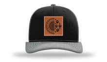 Load image into Gallery viewer, Sunflower Paws Leather Patch Richardson 112 Hat
