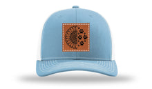 Load image into Gallery viewer, Sunflower Paws Leather Patch Richardson 112 Hat
