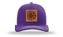 Load image into Gallery viewer, Sunflower Paws Leather Patch Richardson 112 Hat
