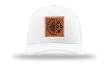Load image into Gallery viewer, Sunflower Paws Leather Patch Richardson 112 Hat
