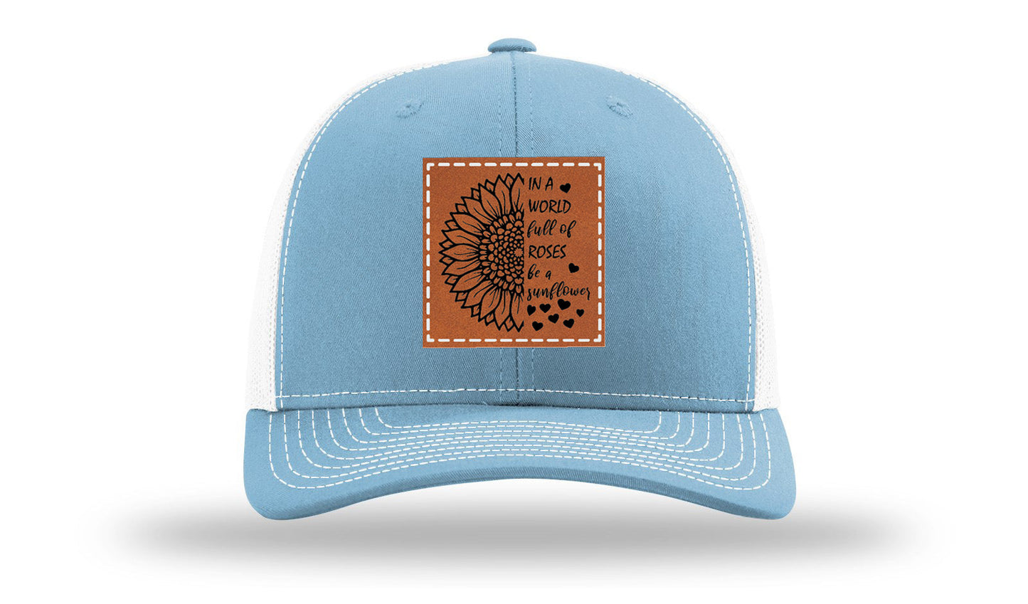 In A World Full Of Roses Leather Patch Richardson 112 Hat