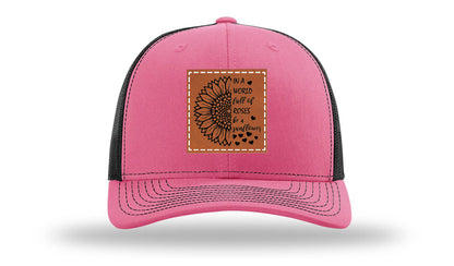 In A World Full Of Roses Leather Patch Richardson 112 Hat
