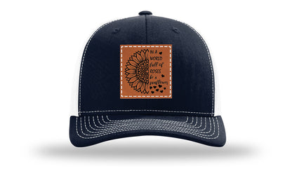 In A World Full Of Roses Leather Patch Richardson 112 Hat