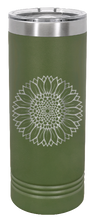 Load image into Gallery viewer, Sunflower Laser Engraved Skinny Tumbler (Etched)
