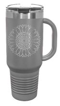 Load image into Gallery viewer, Sunflower 40oz Handle Mug Laser Engraved

