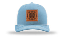Load image into Gallery viewer, Sunflower Leather Patch Richardson 112 Hat
