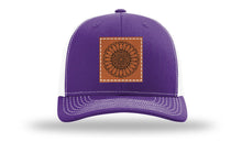 Load image into Gallery viewer, Sunflower Leather Patch Richardson 112 Hat
