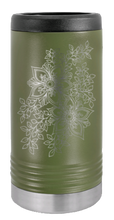 Load image into Gallery viewer, Cherry Blossom Laser Engraved Slim Can Insulated Koosie
