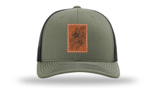 Load image into Gallery viewer, Cherry Blossom Flower Leather Patch Richardson 112 Hat
