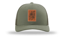 Load image into Gallery viewer, Cherry Blossom Flower Leather Patch Richardson 112 Hat
