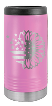 Load image into Gallery viewer, Sunflower Flag Laser Engraved Slim Can Insulated Koosie
