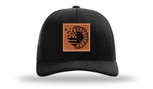 Load image into Gallery viewer, Sunflower Flag Leather Patch Richardson 112 Hat
