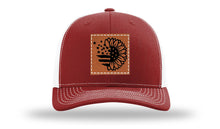 Load image into Gallery viewer, Sunflower Flag Leather Patch Richardson 112 Hat
