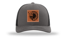 Load image into Gallery viewer, Sunflower Flag Leather Patch Richardson 112 Hat

