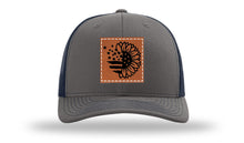 Load image into Gallery viewer, Sunflower Flag Leather Patch Richardson 112 Hat
