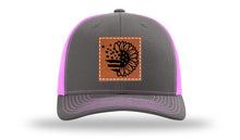 Load image into Gallery viewer, Sunflower Flag Leather Patch Richardson 112 Hat
