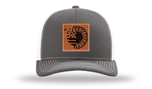 Load image into Gallery viewer, Sunflower Flag Leather Patch Richardson 112 Hat
