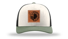 Load image into Gallery viewer, Sunflower Flag Leather Patch Richardson 112 Hat
