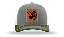 Load image into Gallery viewer, Sunflower Flag Leather Patch Richardson 112 Hat
