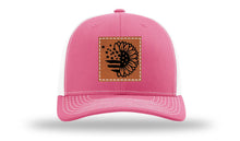 Load image into Gallery viewer, Sunflower Flag Leather Patch Richardson 112 Hat
