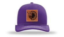 Load image into Gallery viewer, Sunflower Flag Leather Patch Richardson 112 Hat

