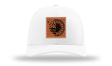 Load image into Gallery viewer, Sunflower Flag Leather Patch Richardson 112 Hat
