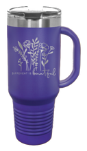 Load image into Gallery viewer, Different Is Beautiful 40oz Handle Mug Laser Engraved
