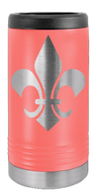 Load image into Gallery viewer, Fleur-de-lis Laser Engraved Slim Can Insulated Koosie
