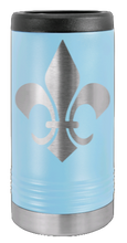 Load image into Gallery viewer, Fleur-de-lis Laser Engraved Slim Can Insulated Koosie
