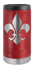 Load image into Gallery viewer, Fleur-de-lis Laser Engraved Slim Can Insulated Koosie
