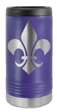 Load image into Gallery viewer, Fleur-de-lis Laser Engraved Slim Can Insulated Koosie
