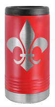 Load image into Gallery viewer, Fleur-de-lis Laser Engraved Slim Can Insulated Koosie
