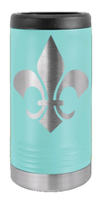 Load image into Gallery viewer, Fleur-de-lis Laser Engraved Slim Can Insulated Koosie
