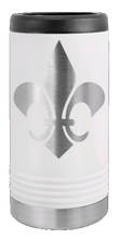 Load image into Gallery viewer, Fleur-de-lis Laser Engraved Slim Can Insulated Koosie
