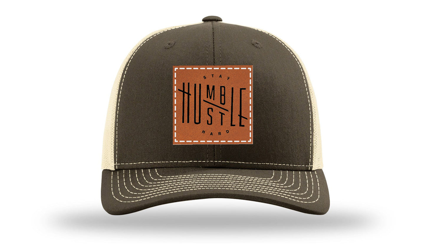 Stay Humble Leather Patch Richardson 112 Hat