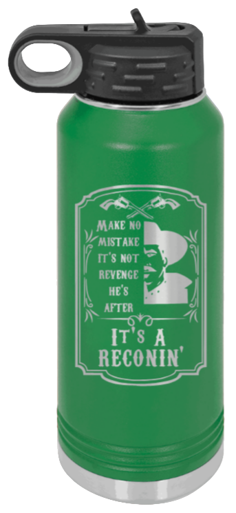 Tombstone Reconin - 32oz Water Bottle Laser Engraved- Green