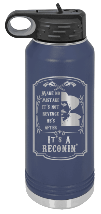 Tombstone Reconin - 32oz Water Bottle Laser Engraved- Navy