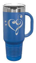 Load image into Gallery viewer, Love Music 40oz Handle Mug Laser Engraved
