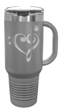 Load image into Gallery viewer, Love Music 40oz Handle Mug Laser Engraved
