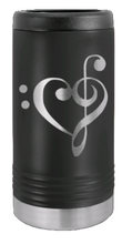 Load image into Gallery viewer, Love Music Laser Engraved Slim Can Insulated Koosie
