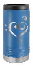 Load image into Gallery viewer, Love Music Laser Engraved Slim Can Insulated Koosie
