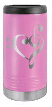 Load image into Gallery viewer, Love Music Laser Engraved Slim Can Insulated Koosie
